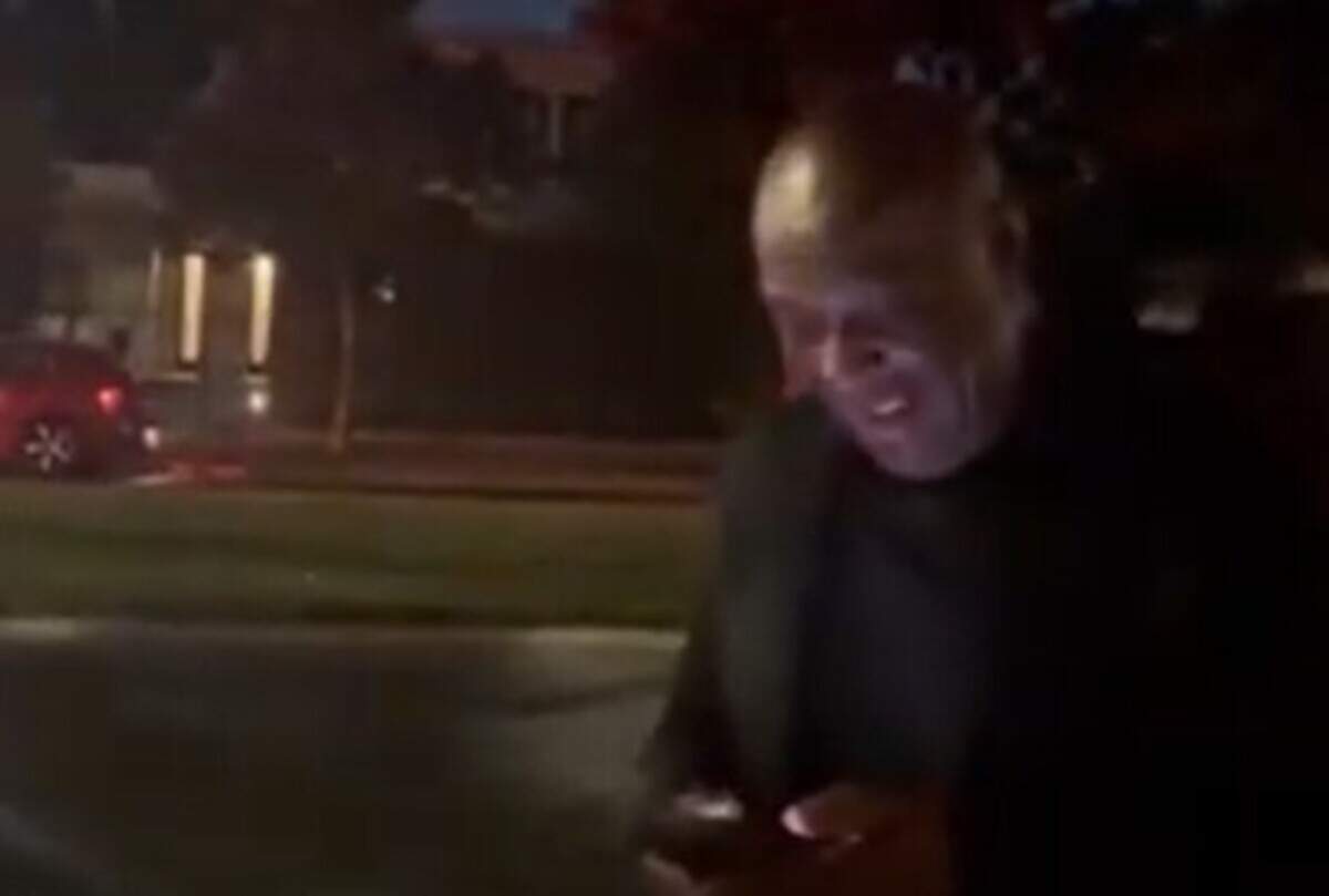 A screenshot from a video, provided to The Bee, purportedly of a confrontation between the sister of SCCCD trustee candidate and a man who bears a resemblance to the other person in the race, Terance Frazier.